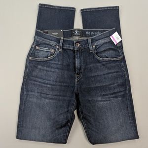 NEW 7 For All Mankind Straight Luxe Sport Jeans 29